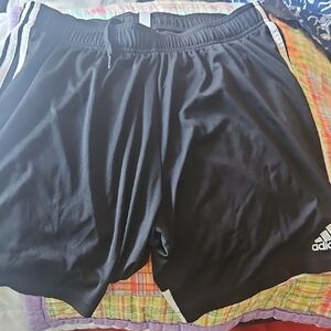 Adidas Boy's Black Athletic Shorts